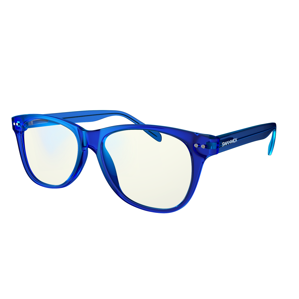 Swanwick Crystal Sapphire Day Blue Light Blocking Glasses