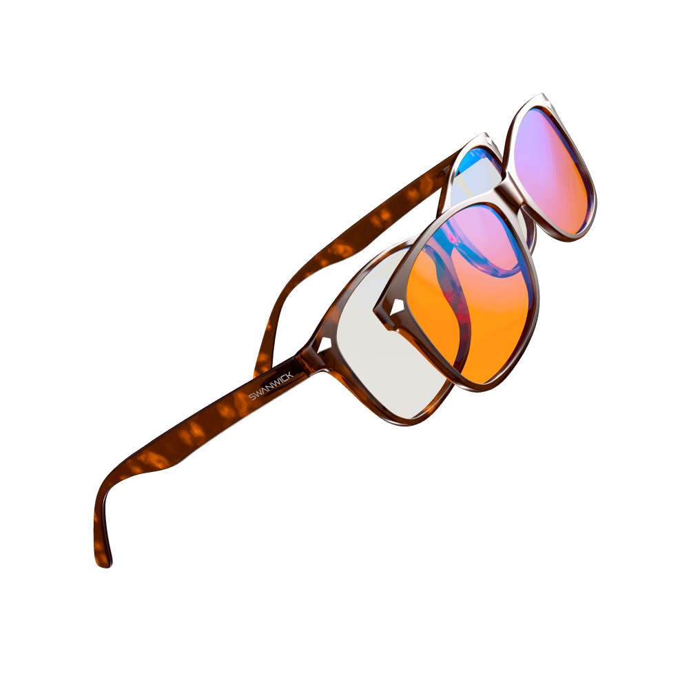 Swanwick Classic Tortoise Magnet Night Front Above Snap