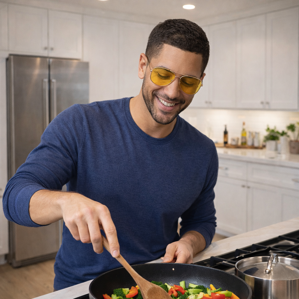 all groups aviator relax male cooking