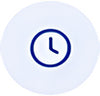 Clock icon representing time