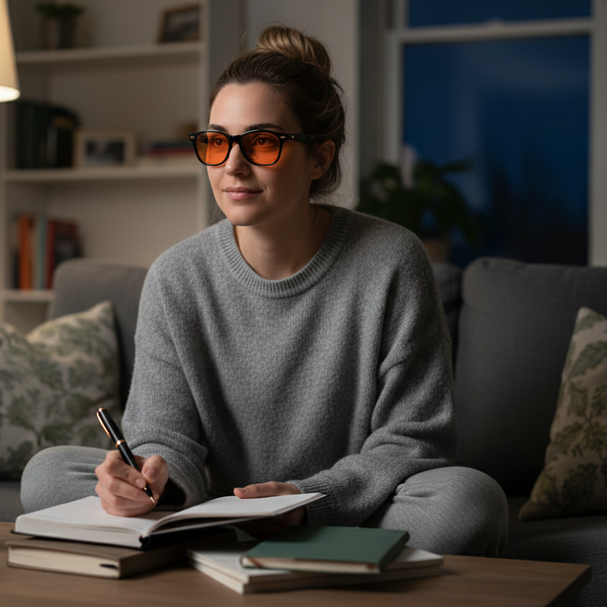 Kensington_Sleep_-_female_journaling