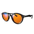 Sleep Monroe Swannies blue light blocking glasses angle view