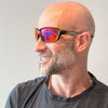 Man wearing Night Sporty Swannies