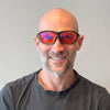 Man wearing Night Sporty Swannies
