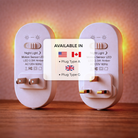 Amber motion sensor circadian night light