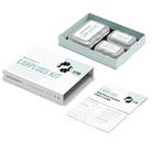 Reusable silicone earplugs set with Box and contents