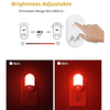 Swanwick Anti-Blue LED Night Light Motion Sensor Red Infographics