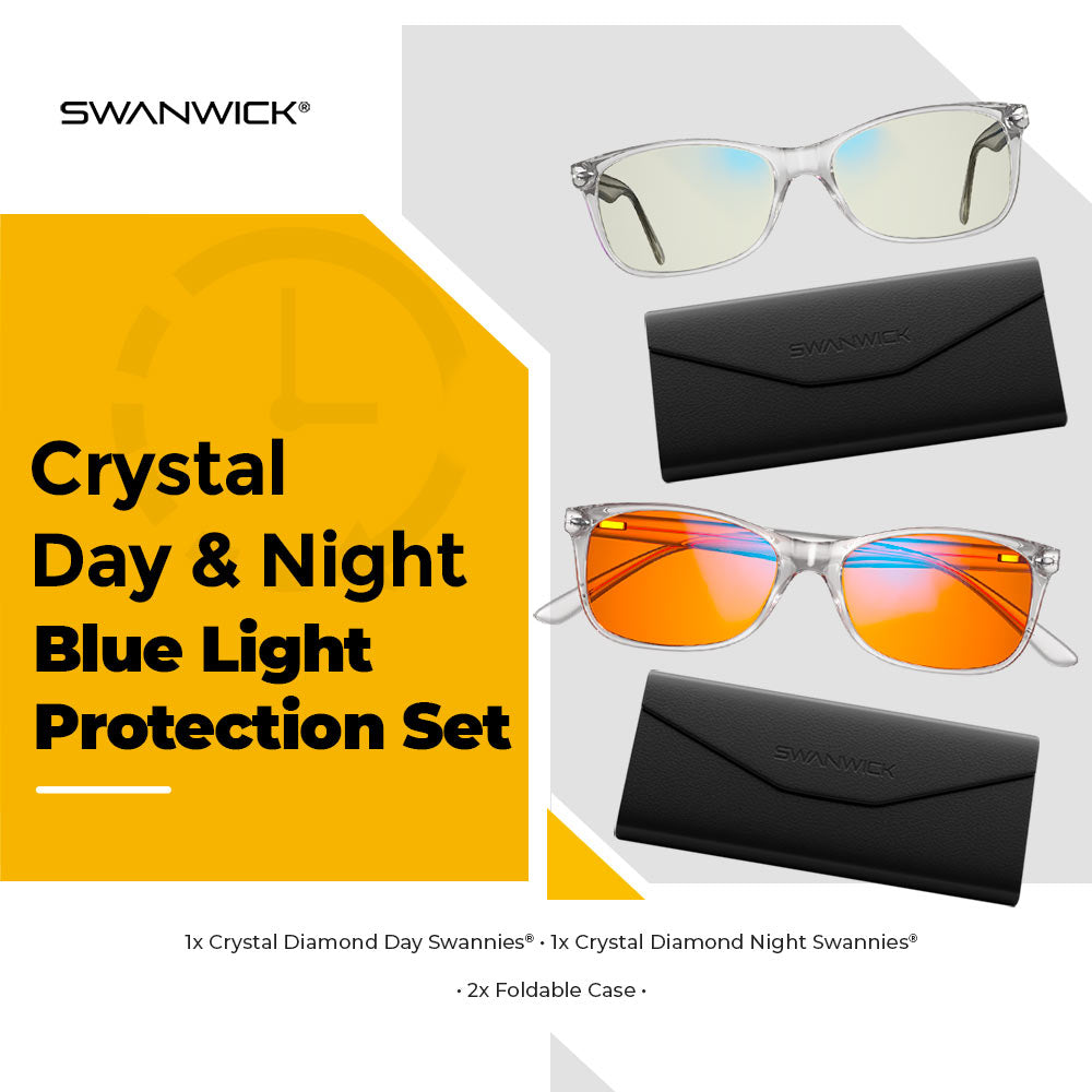 Diamond Crystal Swannies Blue Light Protection Set