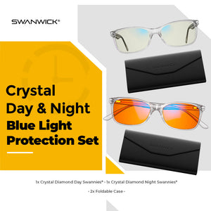 Diamond Crystal Swannies Blue Light Protection Set