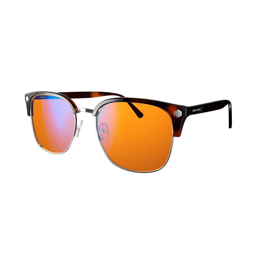 Swanwick Havana Tortoise Shell Night Blue Light Blocking Glasses