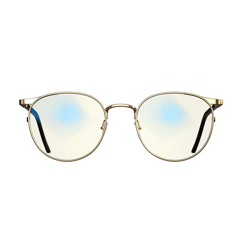Swanwick Innovator Gold Day Swannies - Clear Blue Light Blocking Glasses 