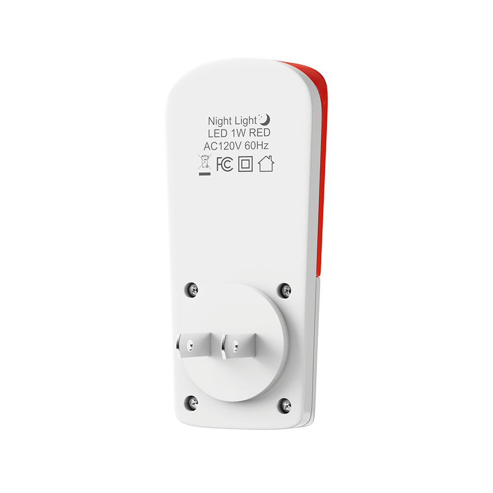 Swanwick Red Anti blue Night Light Dimmable Back View