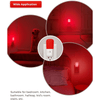 Swanwick Red Dimmable Night Light info graphic