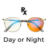Swanwick Custom Prescription Innovator Day and Night Swannies Blue Light Blocking Glasses