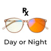 Swanwick Oxford Wilde Day and Night Prescription Blue Light Blocking Glasses