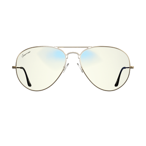 Aviator Day Swannies - Blue Light Glasses - Gold