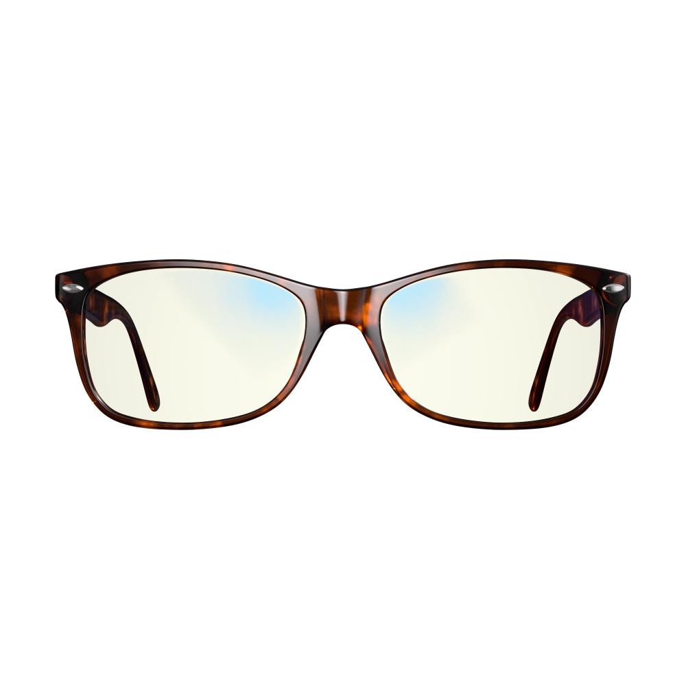 Classic Day Swannies - Clear Blue Light Glasses - Tortoise Shell