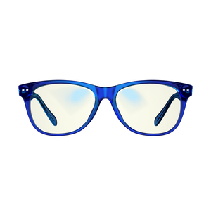 Crystal Day Swannies - Clear Blue Light Glasses - Sapphire