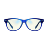 Crystal Day Swannies - Clear Blue Light Glasses - Sapphire