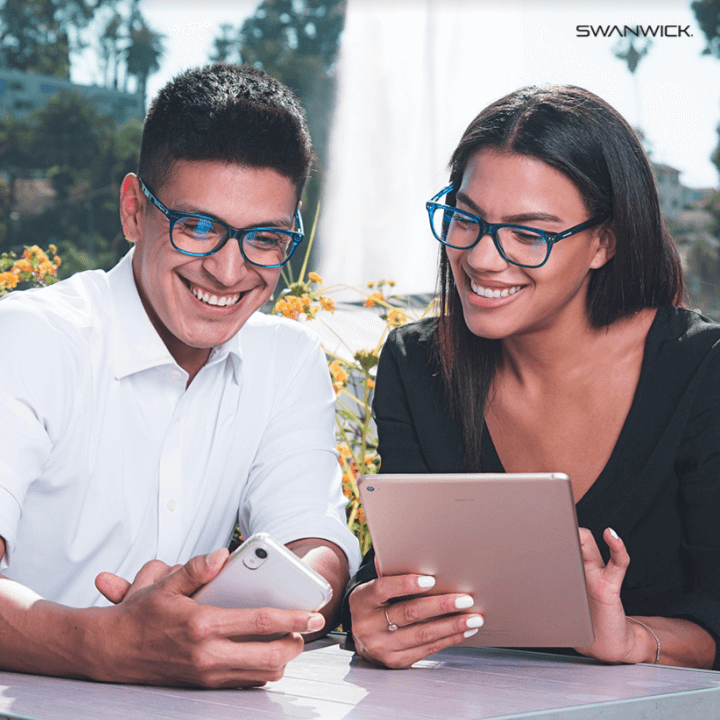 Crystal Sapphire Day Swannies Male and Female