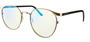Innovator Day Swannies - Clear Blue Light Glasses - Gold