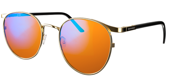 Innovator Night Swannies - Blue Light Glasses - Gold
