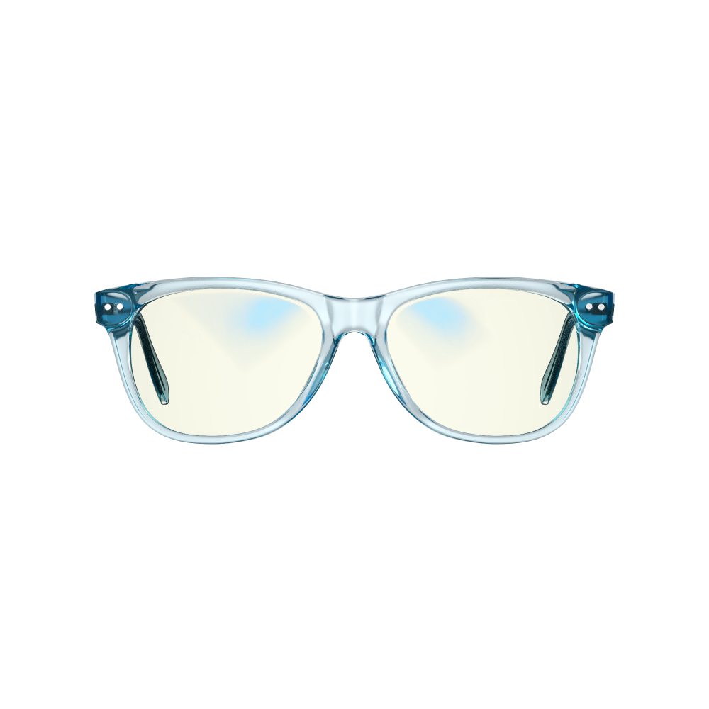 Kids Crystal Prescription Day Swannies - Prescription Blue Light Glasses - Aquamarine