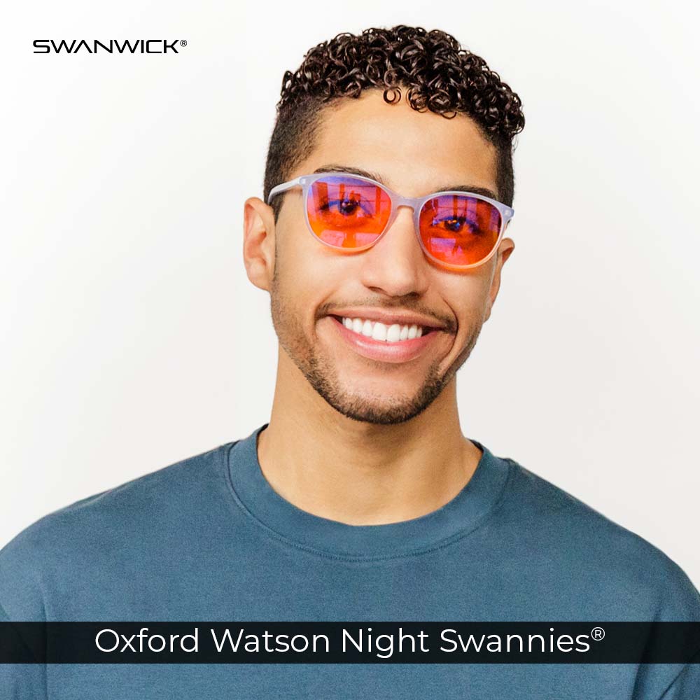 Swanwick Oxford Wilde Day and Night Prescription Blue Light Blocking Glasses