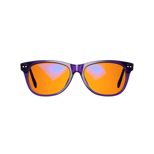 Kids Colors Night Swannies - Blue Light Glasses - Purple